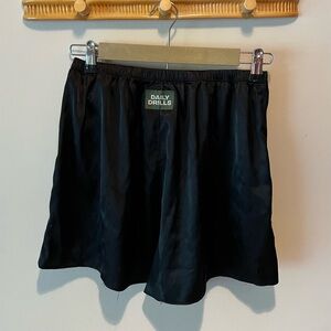 Daily Drills Silky Black Shorts
